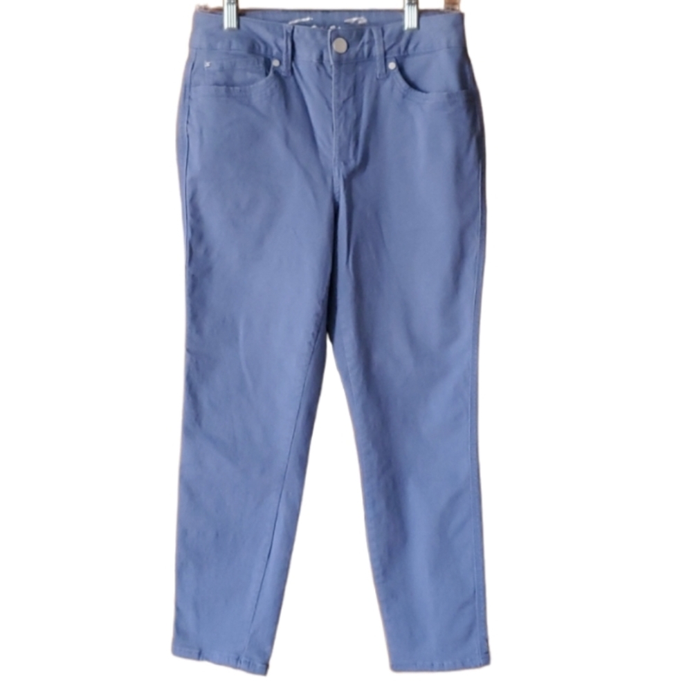 Seven7 Jeans Womans Riviera Blue High Rise Cropped‎ Skin Fit Denim Jeans Size 6